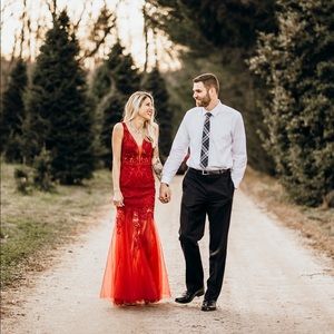 Saved By The Dress Lace Holiday Gown